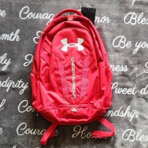 Under Armour Storm Red Backpack with White Logo Brand New With Tags NWT